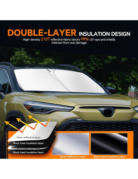Protector Solar Parabrisas Toyota Corolla Cross 2022-2025