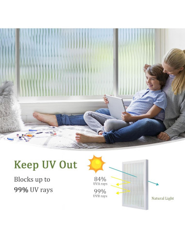 Película de Privacidad para Ventanas Beautyhero 44.5x199.5 cm