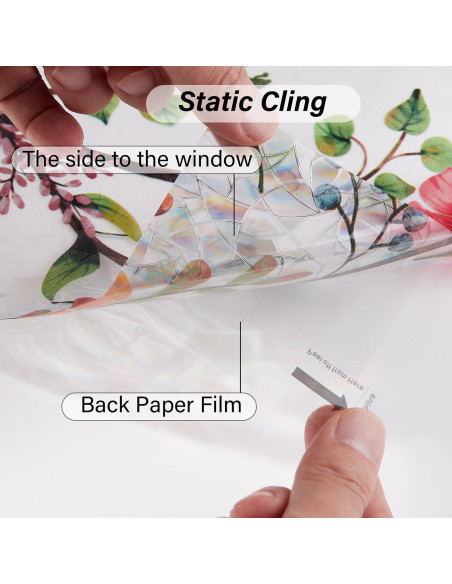 Película de Privacidad Ranzdn 44.5x199.4cm Vinilo Cosmos