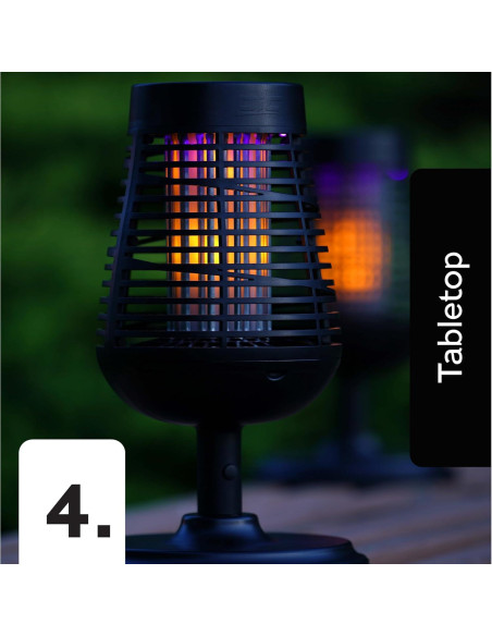 Antorcha Solar Zapper de Insectos PIC - Luz y Control de Plagas