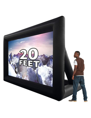 Pantalla de Proyector Inflable 6 m GYUEM - Doble Cara, Portátil