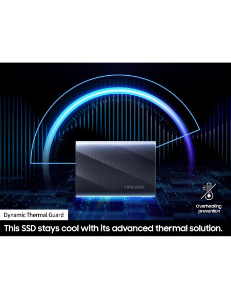 SSD Portátil Samsung T9 4TB USB 3.2 Gen 2x2 Negro