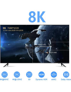 Cable HDMI 2.1 Ultra Alta Velocidad 2.0M UVOOI 2-Pack 2