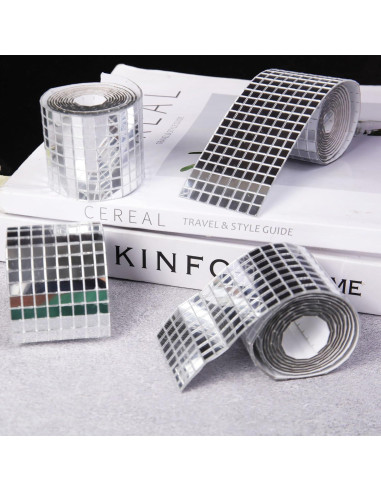 Azulejos de mosaico autoadhesivos FUNCSDIK 8000 piezas 5x5mm