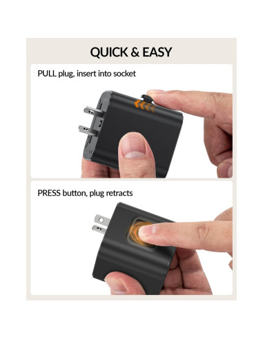 Adaptador de Viaje Universal SooPii JY-310 para 200 Países