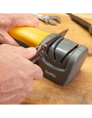 Afilador de cuchillos eléctrico Smith's Edge Pro 50005 2 etapas