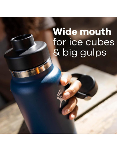Botella de Agua Hydro Flask 32 Oz Acero Inoxidable Aislada