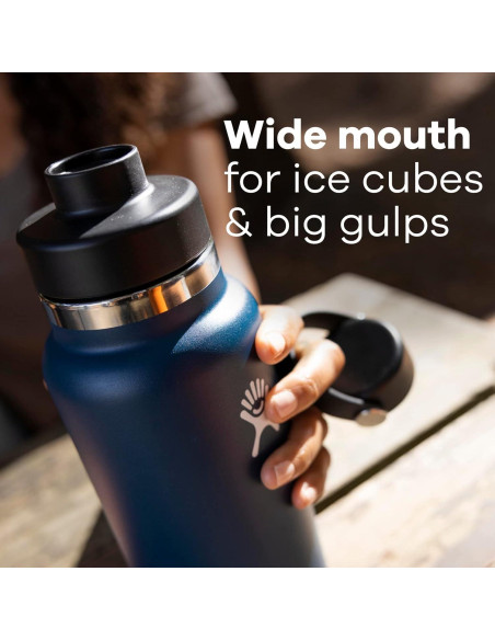 Botella de Agua Hydro Flask 32 Oz Acero Inoxidable Aislada