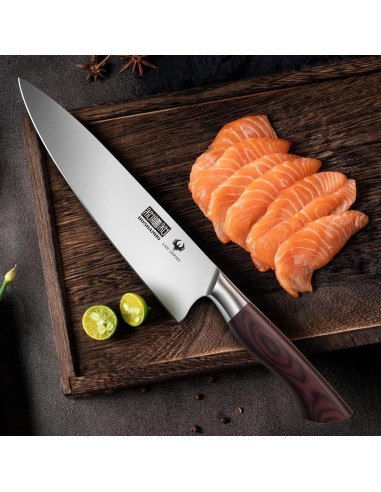 Cuchillo de Chef HOSHANHO 20.32 cm Acero Inoxidable Profesional