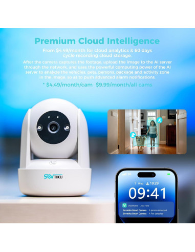 Cámara de Seguridad Vicohome CB2 3MP Wi-Fi 5GHz Interior