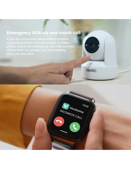 Cámara de Seguridad Vicohome CB2 3MP Wi-Fi 5GHz Interior