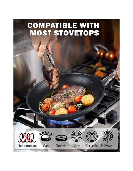 Juego de Utensilios de Cocina Cooks Standard 8 Piezas Negro