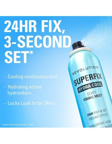 Spray Fijador de Maquillaje Revolution Superfix Hydra Cool 150 g