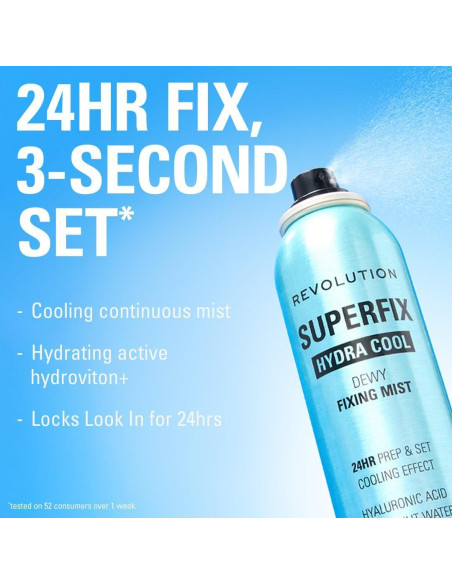 Spray Fijador de Maquillaje Revolution Superfix Hydra Cool 150 g Spray Fijador de Maquillaje Revolution Superfix Hydra Cool 150 g