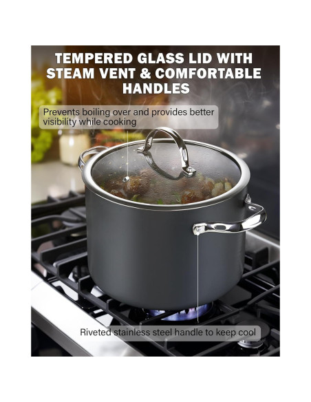 Juego de Utensilios de Cocina Cooks Standard 8 Piezas Negro