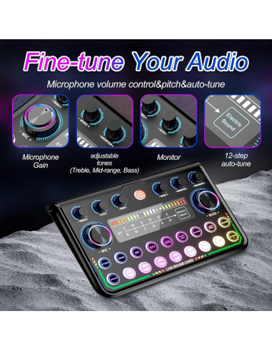 Kit de Podcast SuperRC con 2 Micrófonos y Mezclador USB