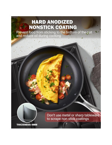 Juego de Utensilios de Cocina Cooks Standard 8 Piezas Negro