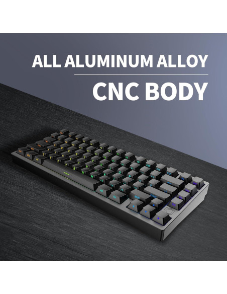 Teclado Mecánico IROK MG75 TKL 75% Interruptor Magnético