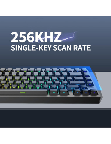 Teclado Mecánico IROK MG75 TKL 75% Interruptor Magnético
