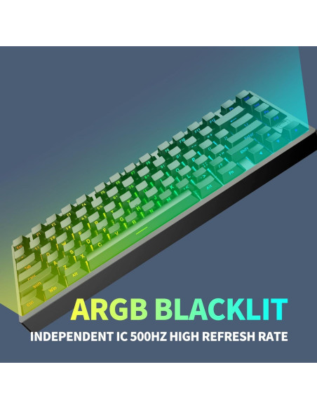 Teclado Mecánico IROK MG75 TKL 75% Interruptor Magnético