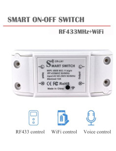 Interruptor de Luz WiFi Inteligente COLOROCK 1 Vía 10A Control Remoto 2