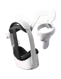 Soporte de Pared para Auriculares VR SINWEVR Blanco - Compatible con Meta Quest 2, PSVR 2 y Más 2