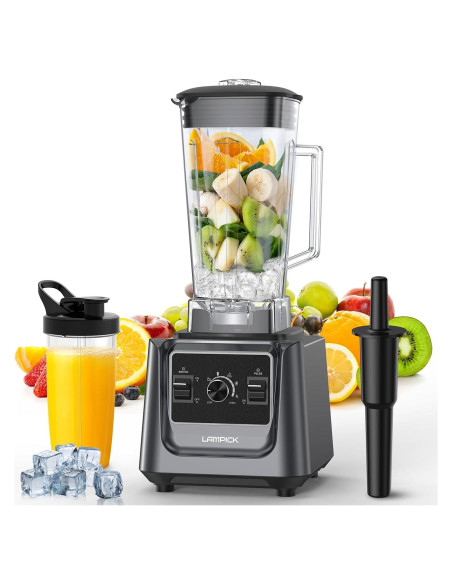 Mezclador de Encimera LAMPICK 2000W 2L con Taza 0.8L