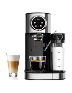 Máquina de Espresso Havato CM8008 Negra 1350W 20 Bar con Espumador