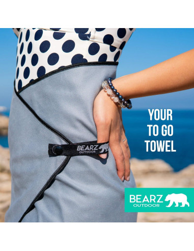 Juego de Toallas de Microfibra BEARZ Outdoor - Secado Rápido