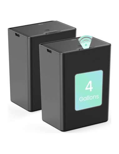 Basurero Automático 15L Cesun Negro con Sensor Infrarrojo