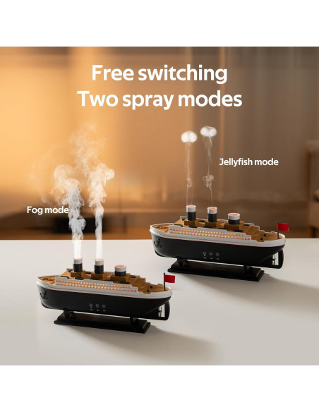 Humidificador HIROGA V75 250ml Difusor Aromaterapia Control Remoto