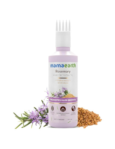 Aceite para el Cabello Mamaearth Romero 150ml - Crecimiento y Control Caída