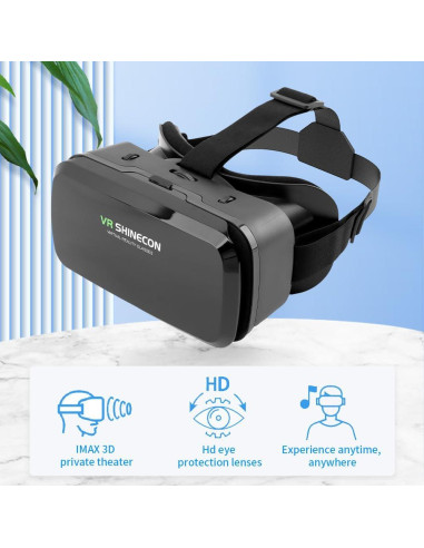 Gafas VR 3D Kakalote para Móviles 4-6" Ajustables