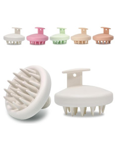 Masajeador de Cuero Cabelludo Inscca Blanco - Estimula Crecimiento