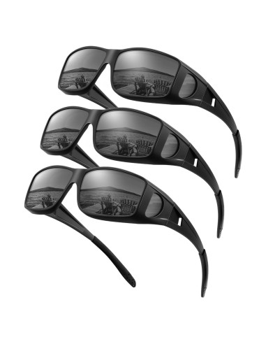 Gafas de sol polarizadas KALIYADI para hombres - UV400, diseño envolvente