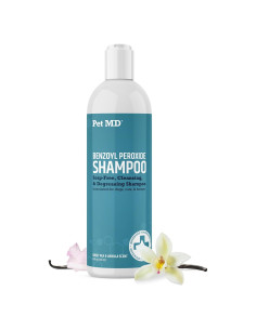 Champú Medicado Pet MD con Peróxido de Benzoilo 340 g - Alivio Picazón
