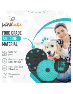 Alfombrilla Lick PAWPUP 20.8 cm Antideslizante para Perros 2