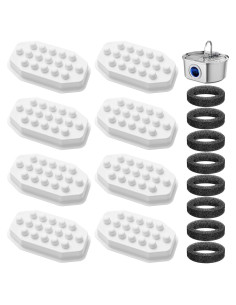 Filtros de Reemplazo Neareal para Fuente de Agua 3.2L - Paquete de 12