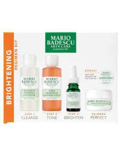 Kit Iluminador Mario Badescu 5 Piezas - Limpiador, Suero, Máscara