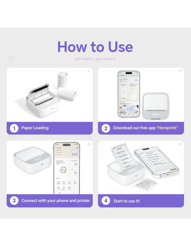 Impresora Térmica Portátil HPRT S1 Bluetooth 203 DPI