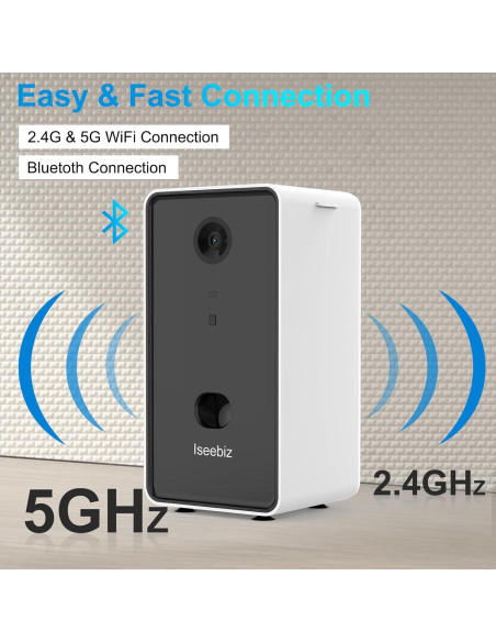 Dispensador de golosinas para mascotas Iseebiz con cámara 1080P