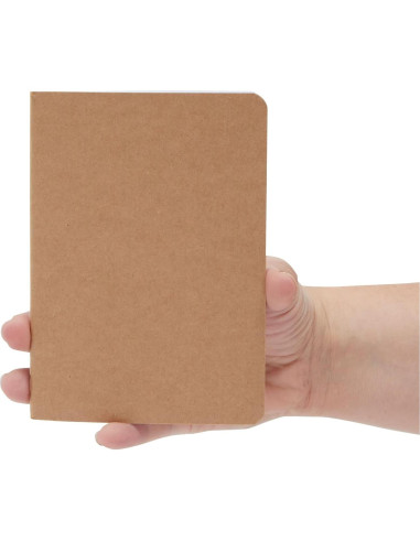 Cuadernos A6 Paper Junkie Kraft - Paquete de 12 Rayados