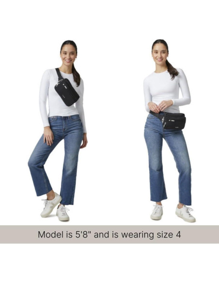 Riñonera Antirrobo Baggallini Securtex Mujer RFID 22.4x14cm