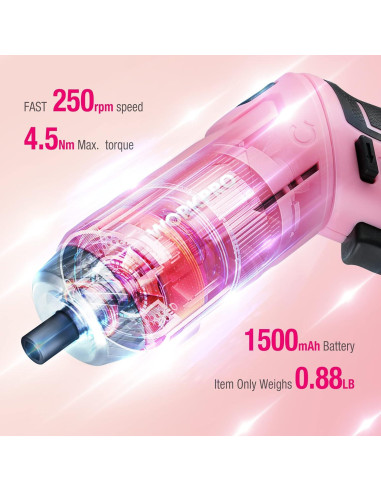 Kit de Herramientas Rotativas Inalámbrico Workpro 71 Acc.