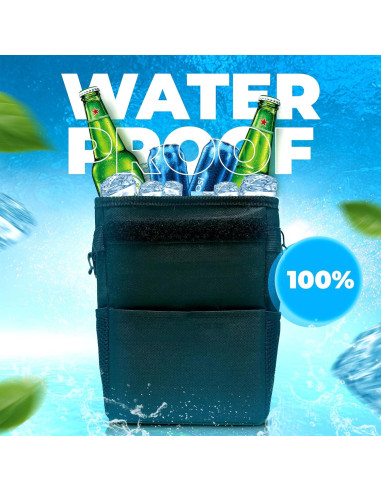 Basurero de Coche EcoNour 5.68L Impermeable Colgante Negro