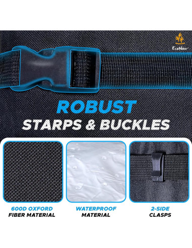 Basurero de Coche EcoNour 5.68L Impermeable Colgante Negro