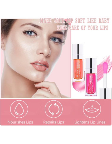 Aceite Brillo Labial Hidratante Aaiffey 2 Colores 70g