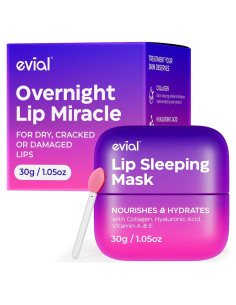 Mascarilla de Labios Nocturna 30g Evial - Hidratante con Ácido Hialurónico