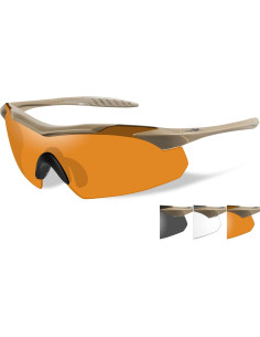 Gafas de sol Wiley X Vapor con lentes intercambiables y protección UV 2