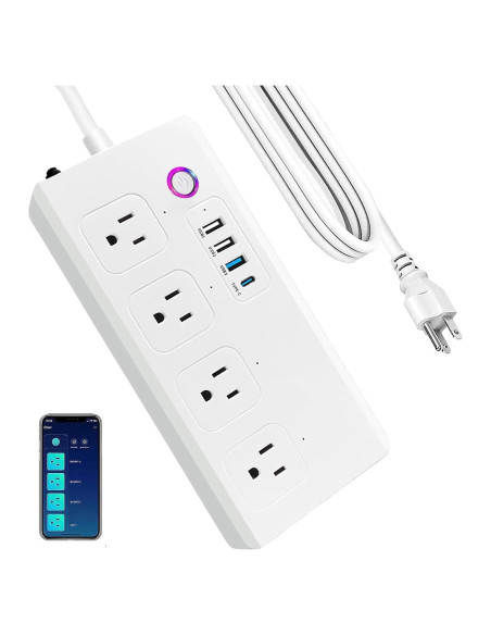 Tira de Energía Inteligente UseeLink WiFi 4 AC 3 USB 20W